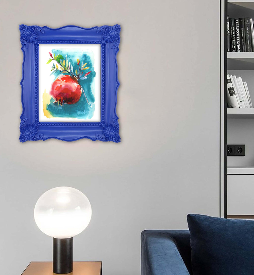 Pomegranates Watercolor Art Print: Signed Giclee on Fine Art Paper