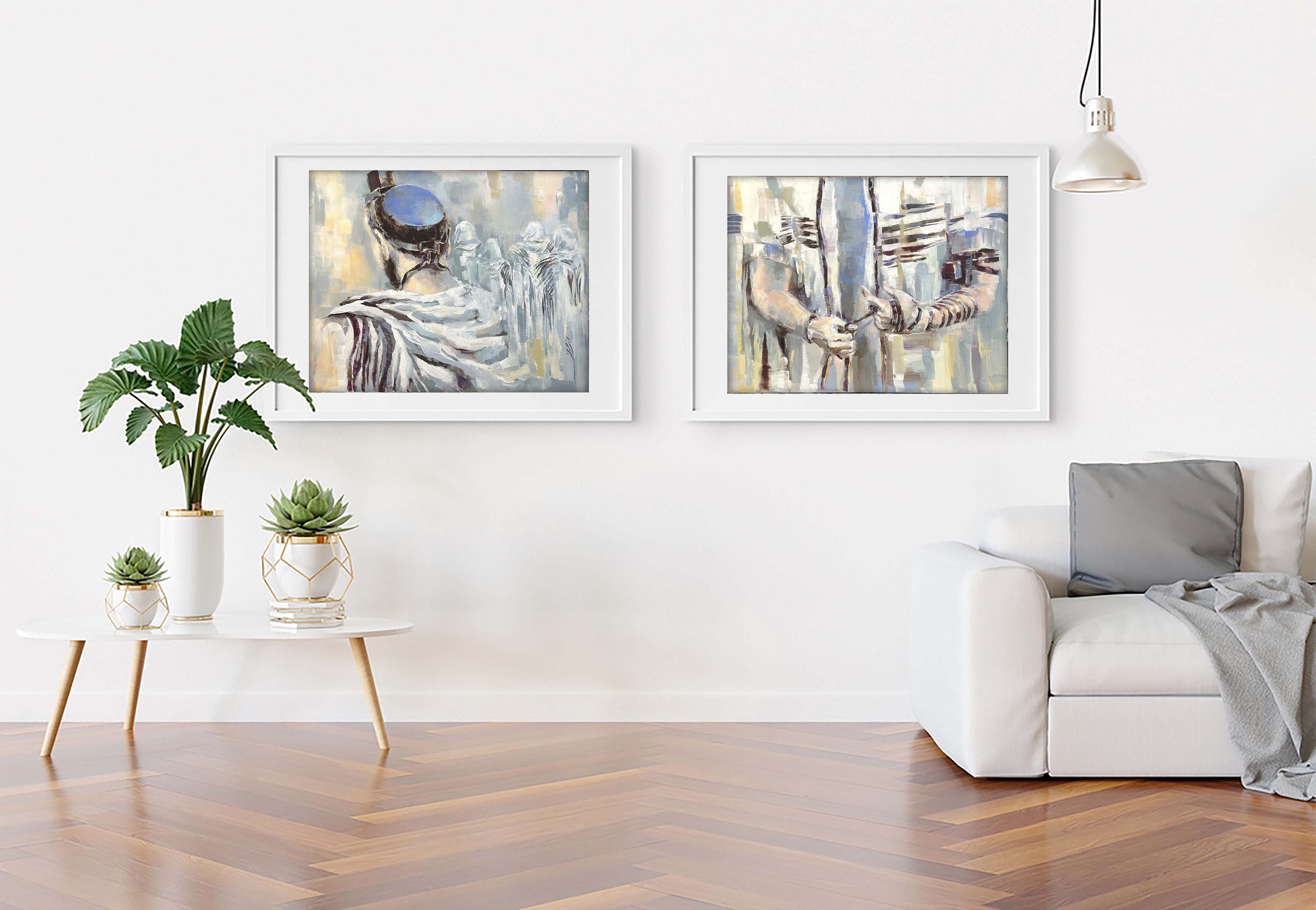 Tefillin Prayer,  Judaica Abstract Art