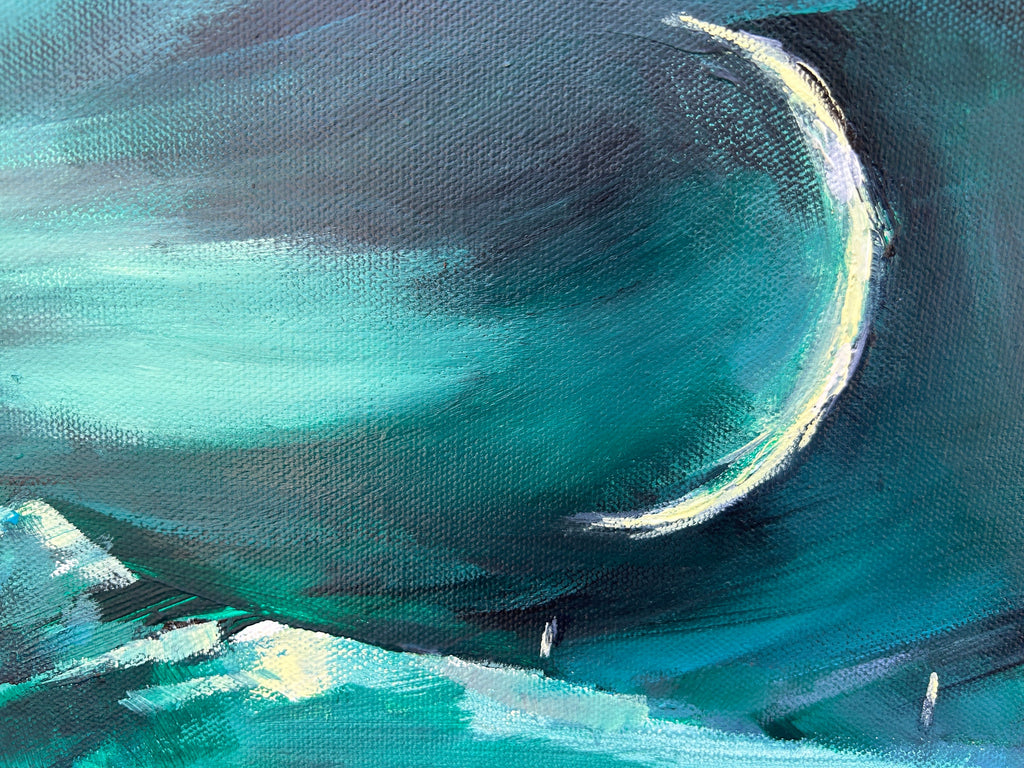 Rosh Chodesh Fires Giclee Art Print: Land of Israel Jewish Art