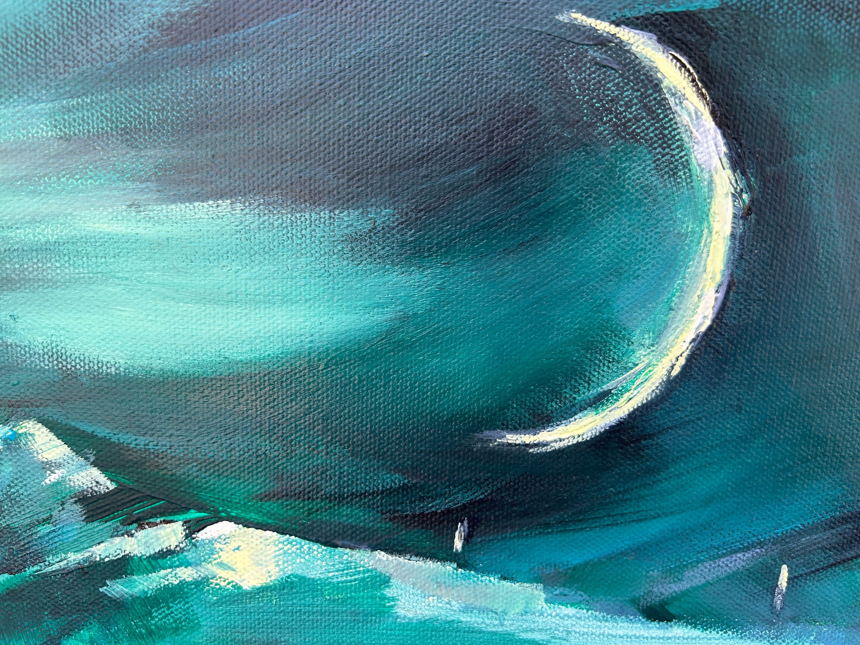 Rosh Chodesh Fires Giclee Art Print: Land of Israel Jewish Art