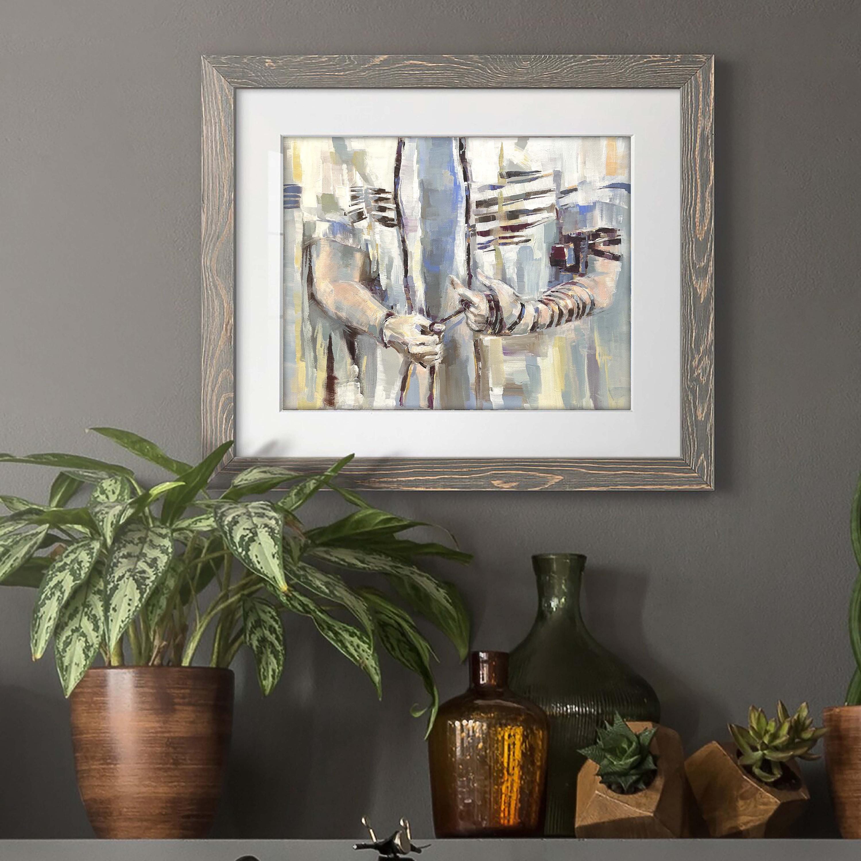 Judaica Art Print, Tefillin Prayer, Jewish Wall Decor