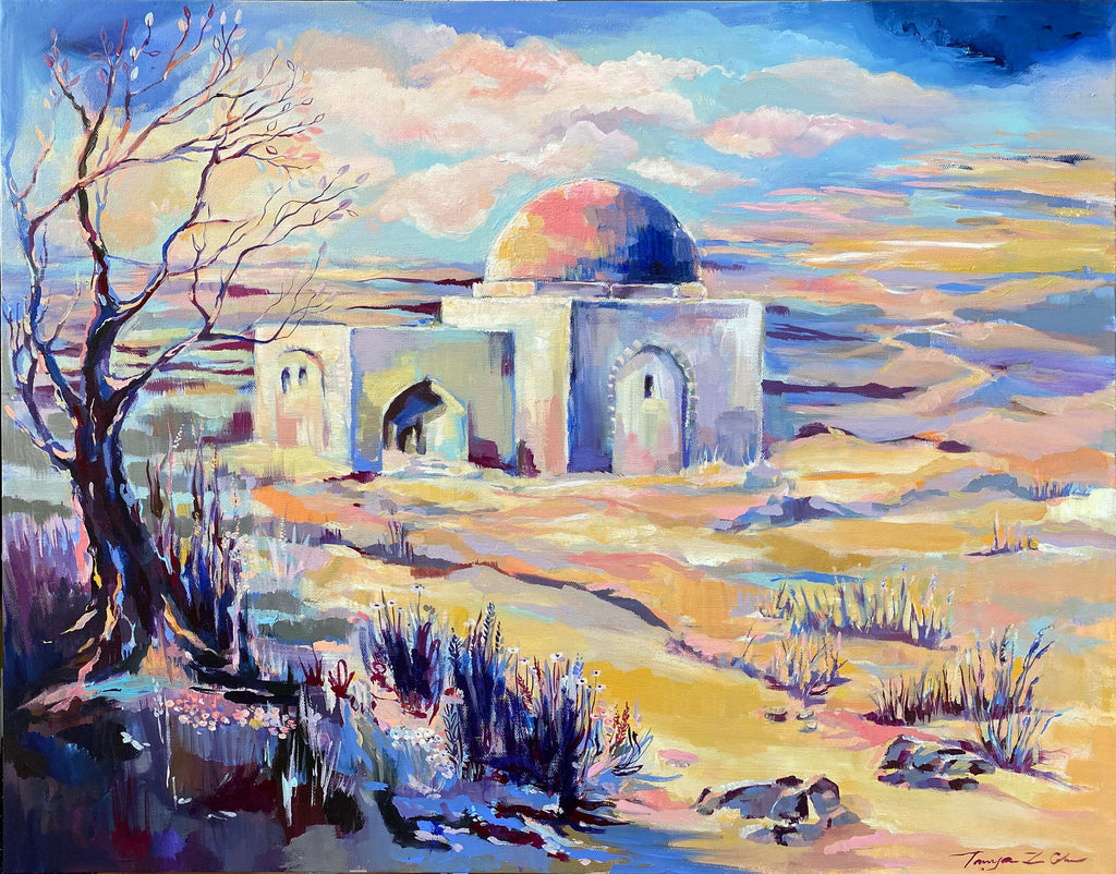 Kever Rochel II, Canvas Giclee Print, Israel