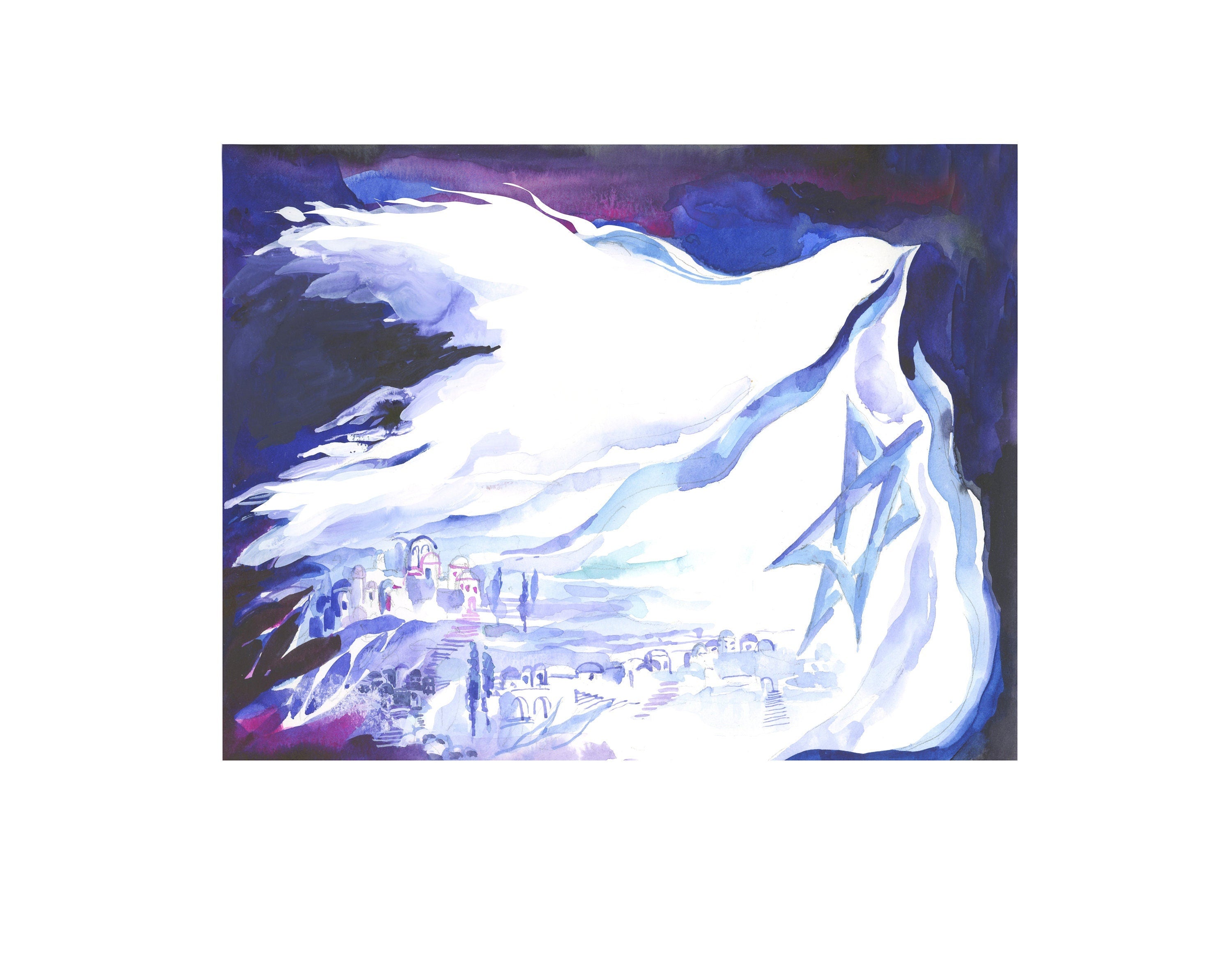 There will be Peace, Watercolor Art Print