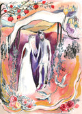 Jewish Wedding Chuppah Art Print: Whimsical Israel Theme