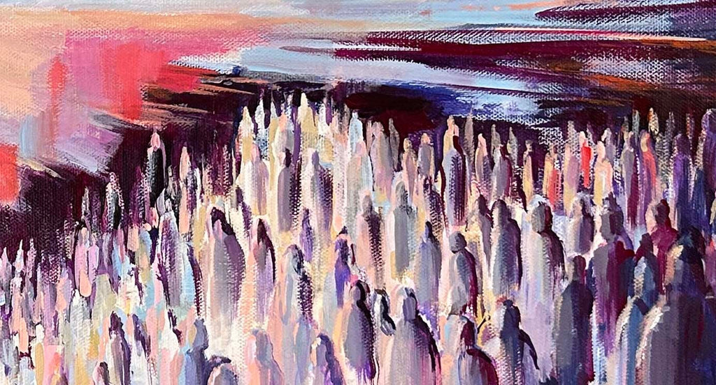 Mount Sinai — Giclee Art Print from an Original Acrylic Painting, Land of Israel Jewish Art