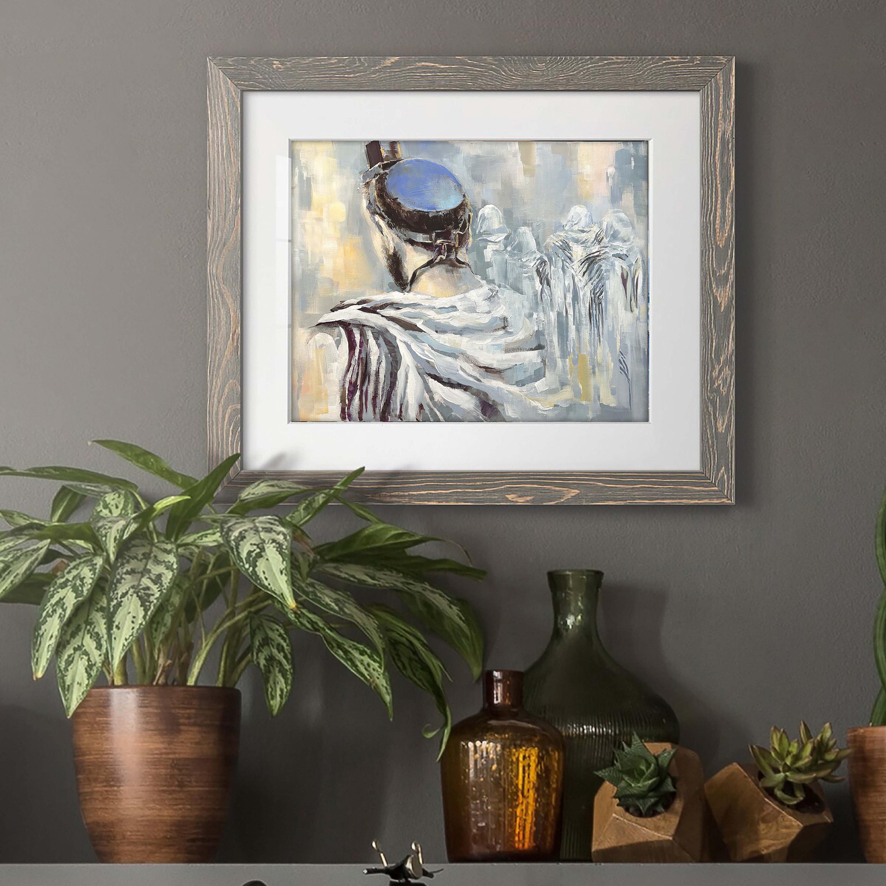 Tefillin Prayer,  Judaica Abstract Art